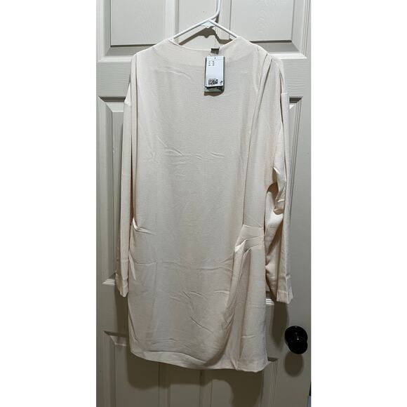 NWT - H&M Cream Dress size XL - Picture 2 of 8